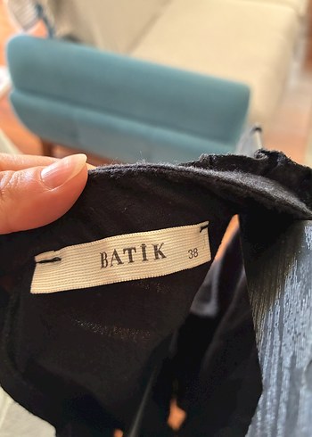 38 Beden siyah Renk Fırfırlı Siyah Keten Uzun Elbise