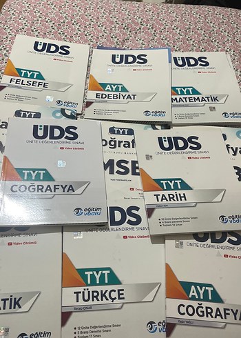 UDS TYT-AYT Sınav Hazırlık Kitapları Seti