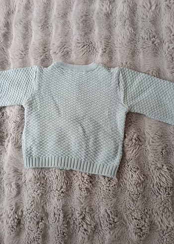 Çocuk Gri Triko Hırka - Görsel 2