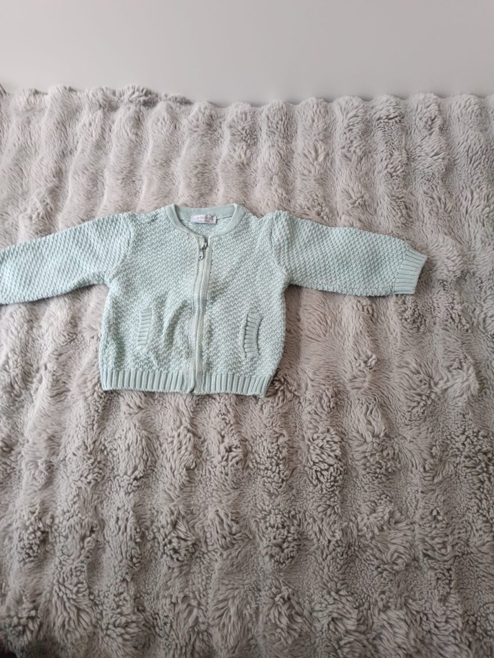 Çocuk Gri Triko Hırka - Görsel 3