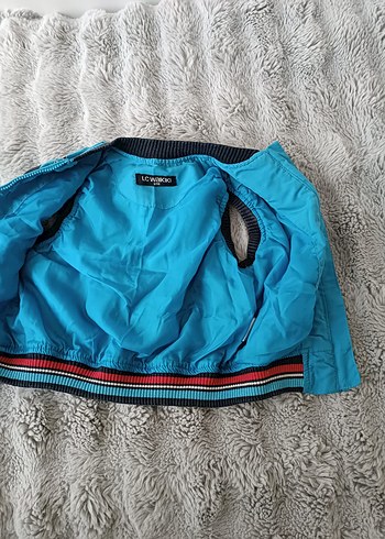 Erkek Çocuk Mavi Fermuarlı Yelek - Görsel 3