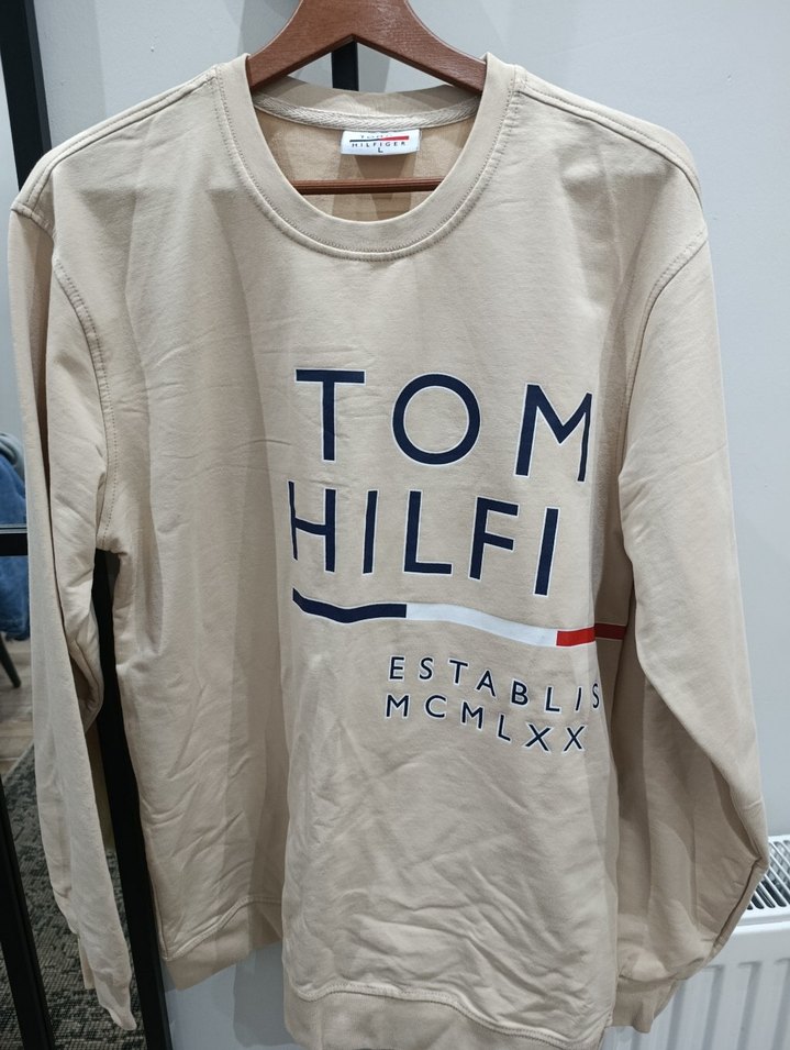 Baskılı Beyaz Pamuklu Erkek Sweatshirt - Görsel 5