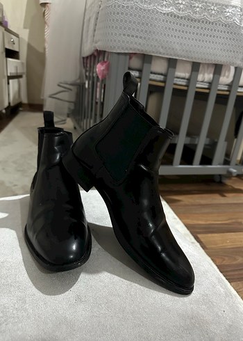 Klasik Siyah Deri Erkek Botları - Görsel 3