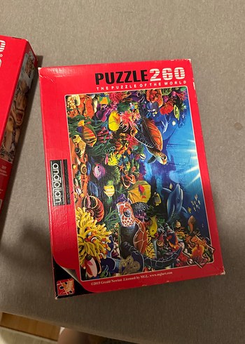 Beden 260 Parça Renkli Puzzle