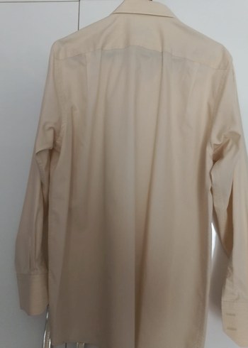 Beyaz Kısa Kollu Saten Gömlek - Görsel 3