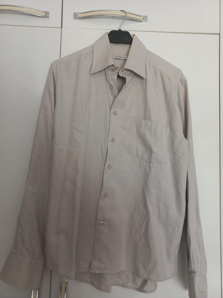 Gri erkek gömlek - Görsel 2