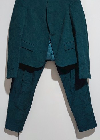 Kadın Yeşil Blazer Takım