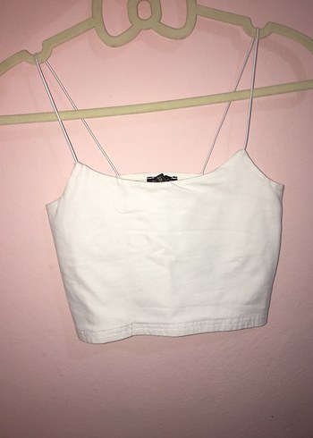 River Island Beyaz Crop Top
