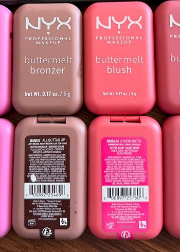 NYX Buttermelt Pastel Pembe Allık