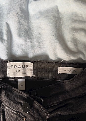 Beymen Frame Le High Skinny Koyu Gri Denim Jean