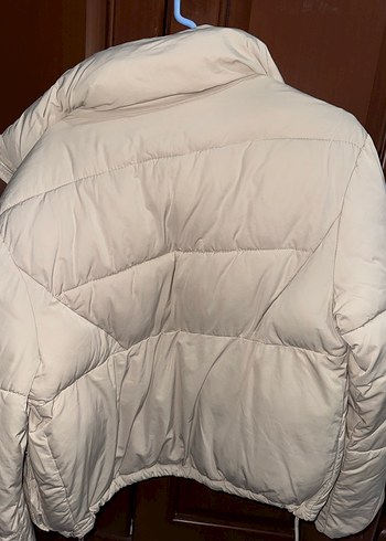 Bershka Bej Kadın Midi Kışlık Ceket