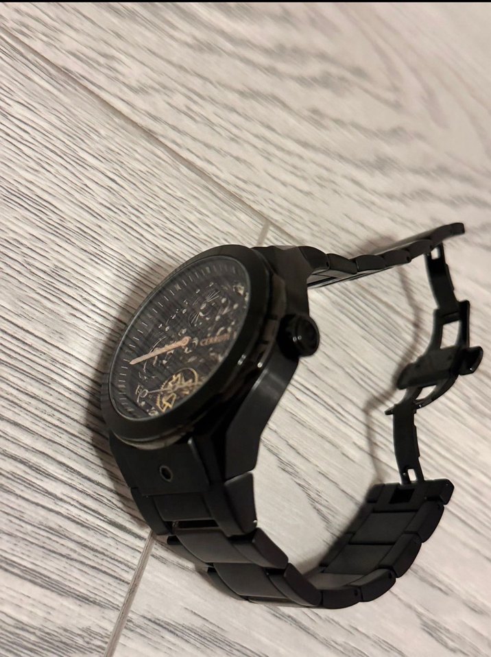 Cerruti 1881 Siyah Erkek Saat - Görsel 5