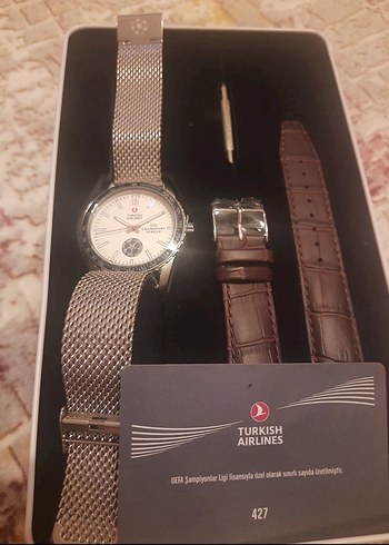 THY NİN Modern Klasik Erkek Saati Seti - Görsel 2