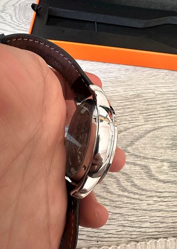 Stührling Orijinal Otomatik Erkek Saat+gece/gündüz+ ikinci saat - Görsel 5