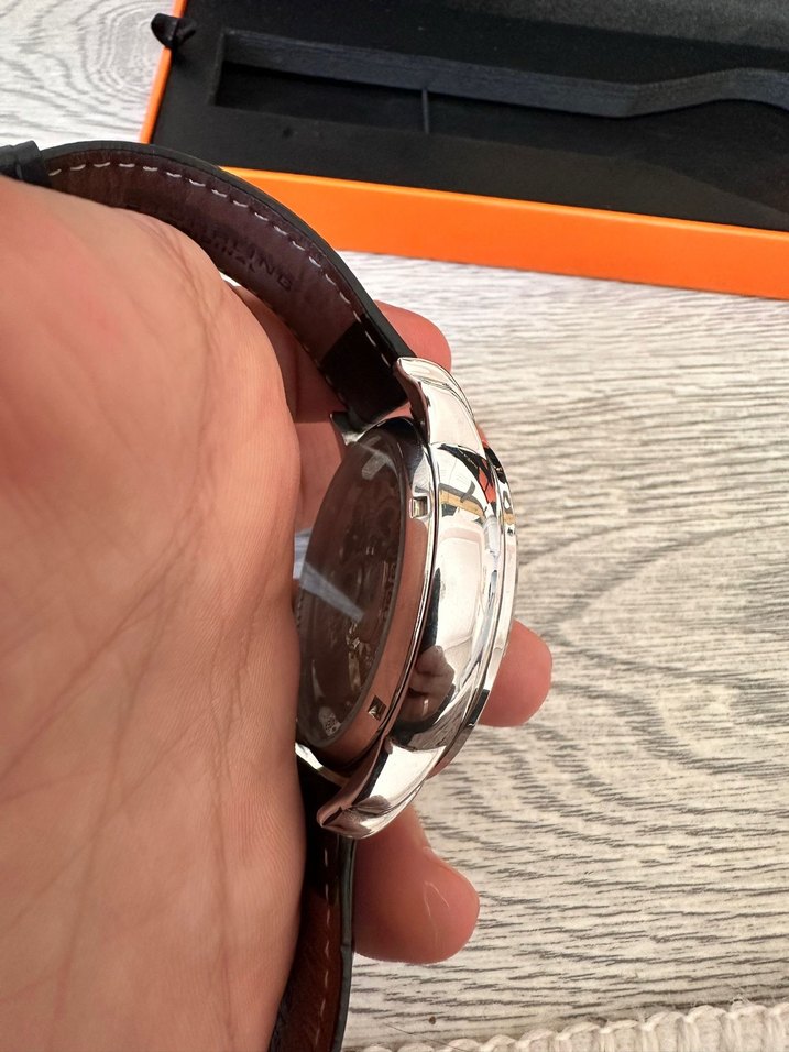 Stührling Orijinal Otomatik Erkek Saat+gece/gündüz+ ikinci saat - Görsel 5