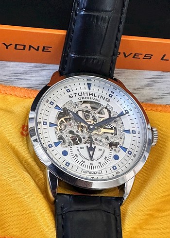 Stührling Erkek Otomatik Siyah Klasik Saat - Görsel 7