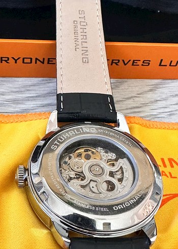 Stührling Erkek Otomatik Siyah Klasik Saat - Görsel 8