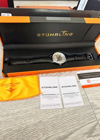 Stührling Erkek Otomatik Siyah Klasik Saat - Görsel 5