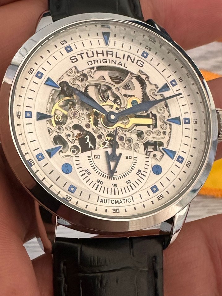 Stührling Erkek Otomatik Siyah Klasik Saat - Görsel 4