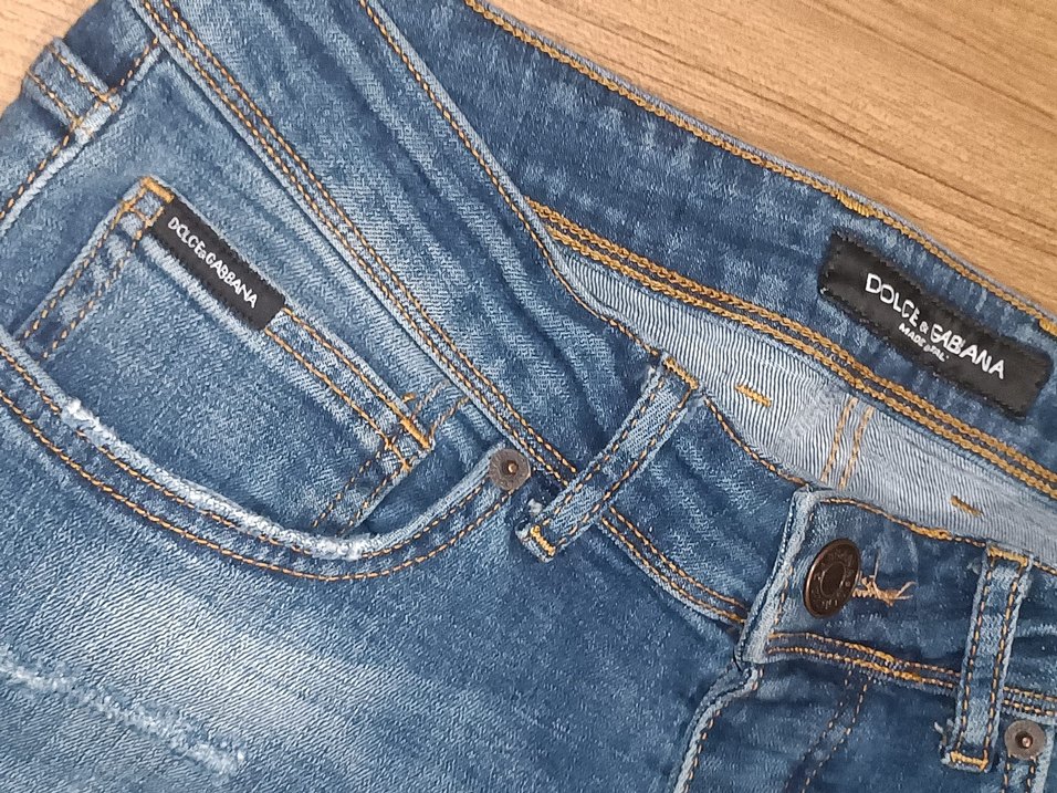 Dolce Gabbana Pantolon Jean - Görsel 3