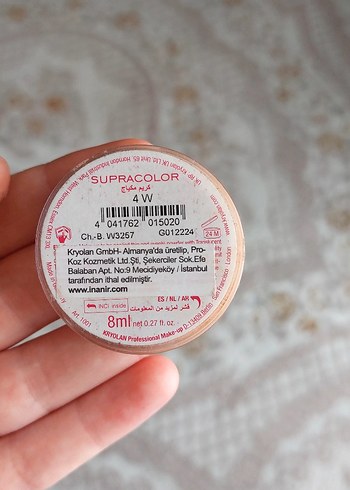 Kryolan Kryolan Supracolor Krem Fondöten