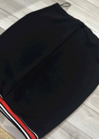 Siyah Elastik Midi Mini Etek - Görsel 2