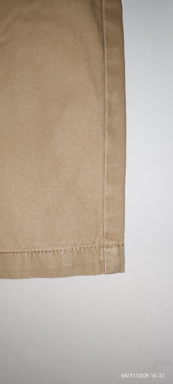 HM Bej Erkek Kısa Pamuklu Bermuda Şort - Görsel 3