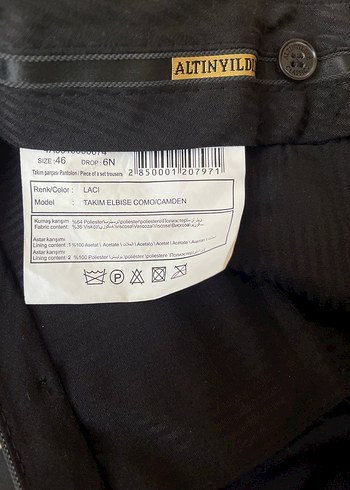 Altınyıldız Classics Lacivert Takım Elbise Suit - Görsel 9