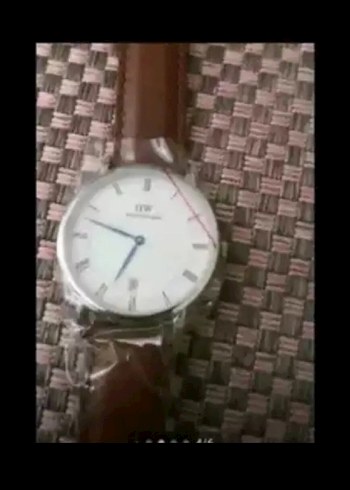 Daniel Wellington Daniel Wellington 36mm dapper taba renk kordon Klasik Saat