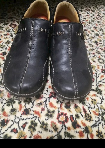 CLARKS ORTOPEDİK DERİ AYAKKABI 40 NUMARA SİYAH
