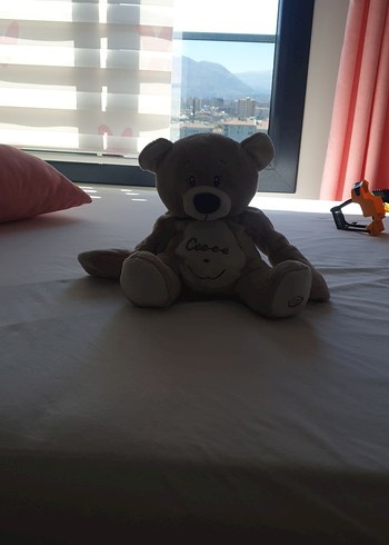 Beden Renk Gri Kahverengi Peluş Ayıcık Oyuncak