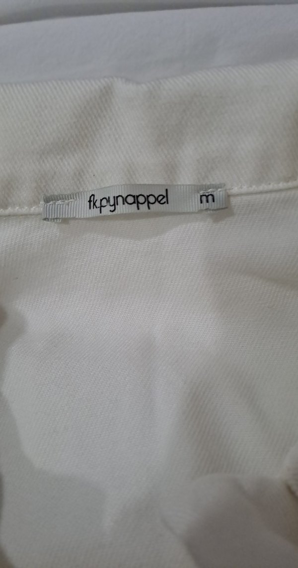 Kadın Beyaz Keten Midi trençkot - Görsel 4