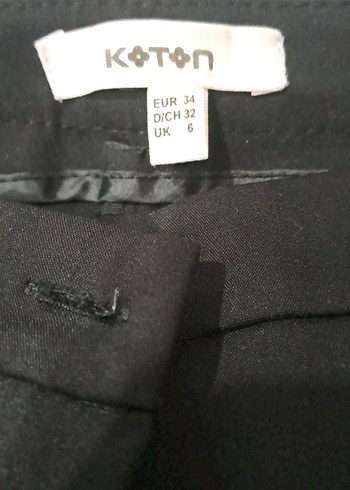 siyah kumaş pantolon - Görsel 2