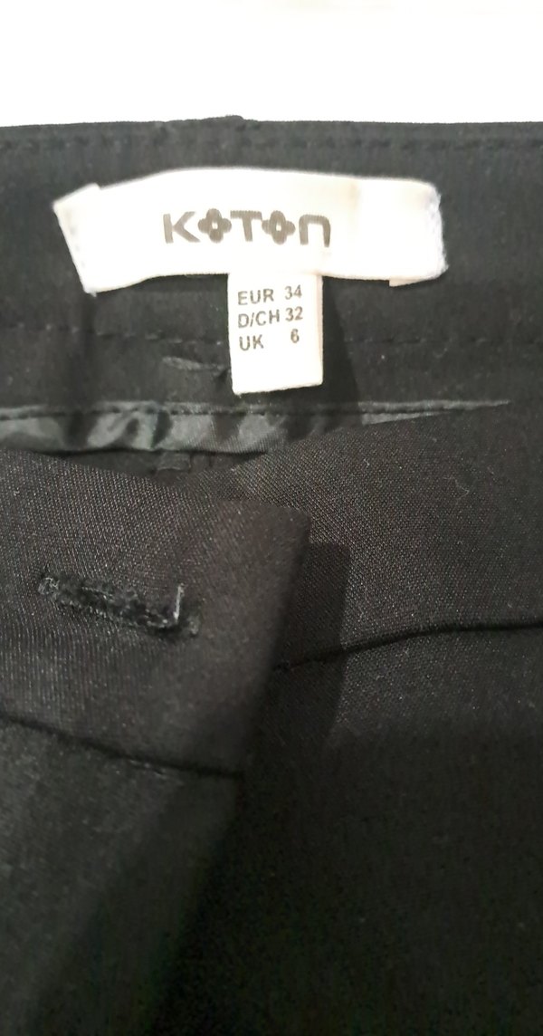 siyah kumaş pantolon - Görsel 2