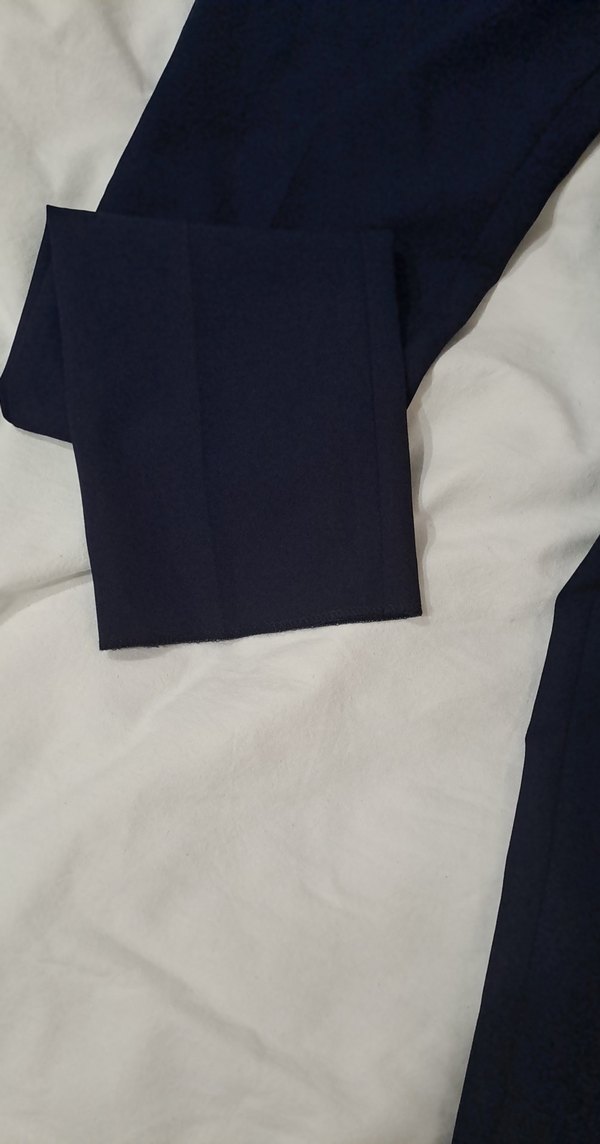 Lacivert Kadın Ofis Kumaş Pantolon - Görsel 4