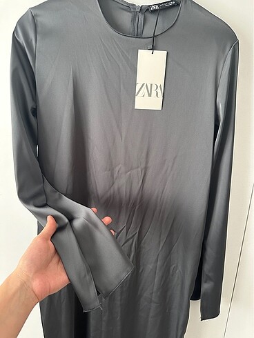 Zara Saten elbise