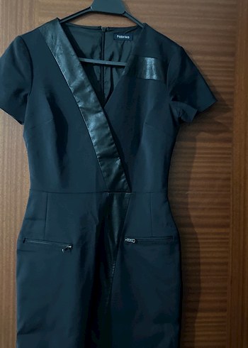 Fabrika kadın kumaş elbise - Görsel 2