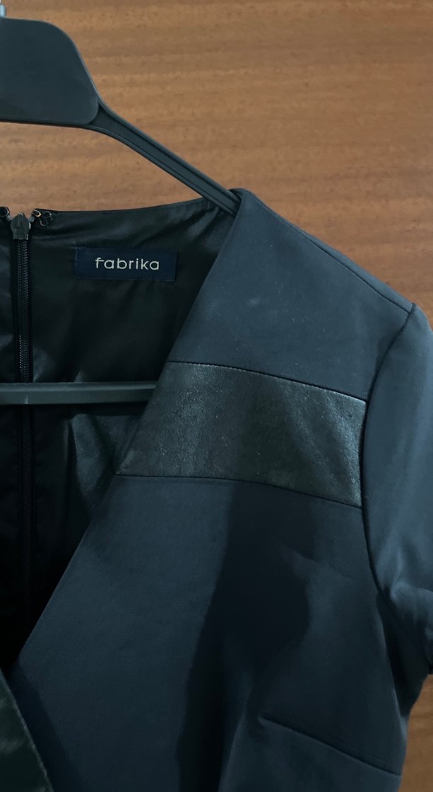 Fabrika kadın kumaş elbise - Görsel 4