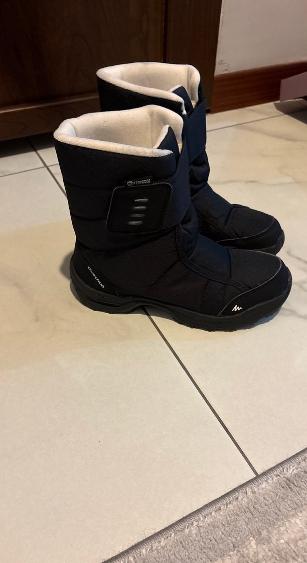 Erkek Çocuk Siyah Cırtlı Kar Botu - Görsel 2