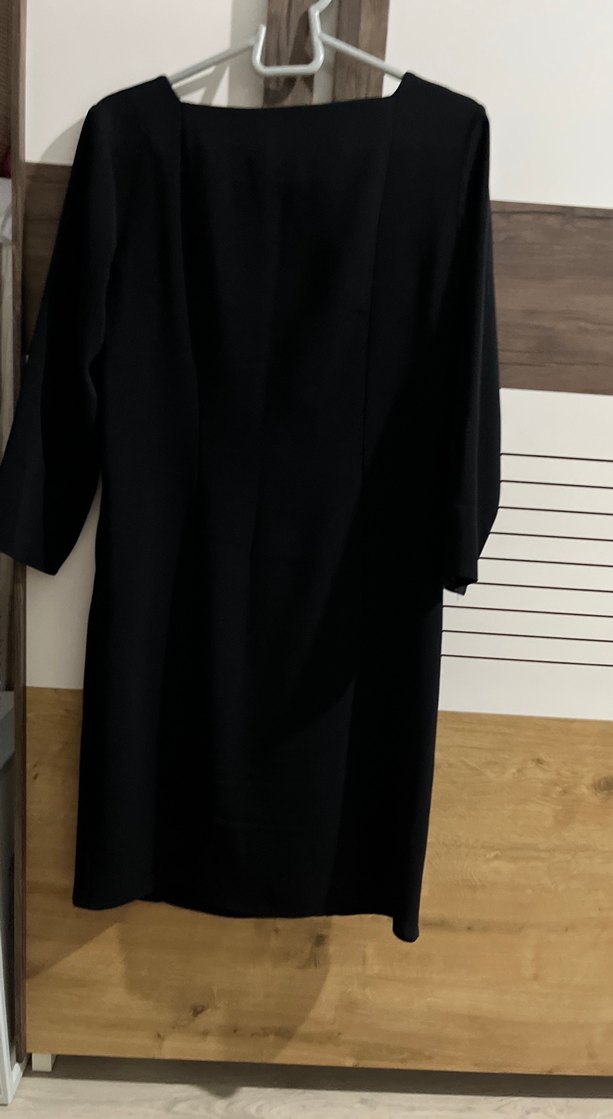 Siyah Kadın Kumaş Elbise - Görsel 2