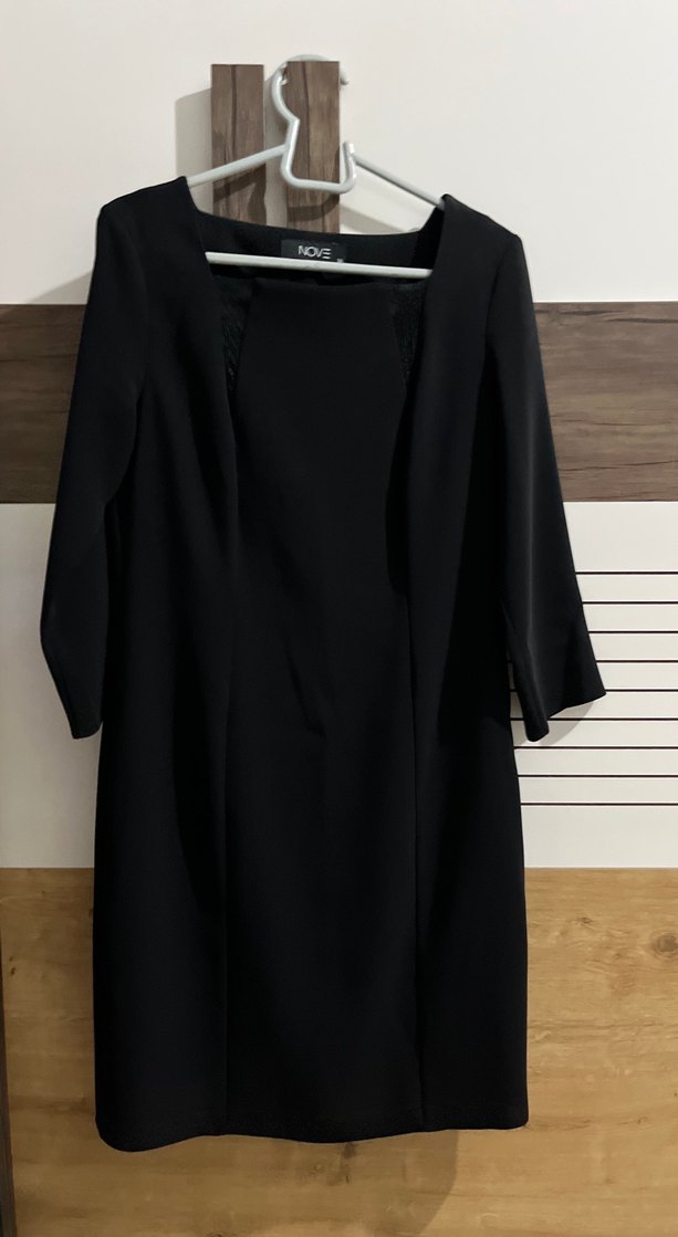 Siyah Kadın Kumaş Elbise - Görsel 4