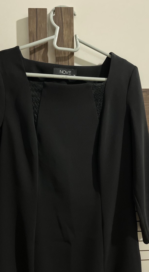 Siyah Kadın Kumaş Elbise - Görsel 3