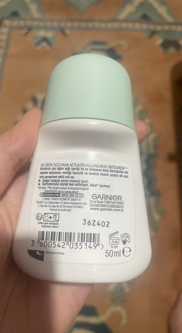 Garnier Mineral Kadın Deodorant 48 Saat - Görsel 2