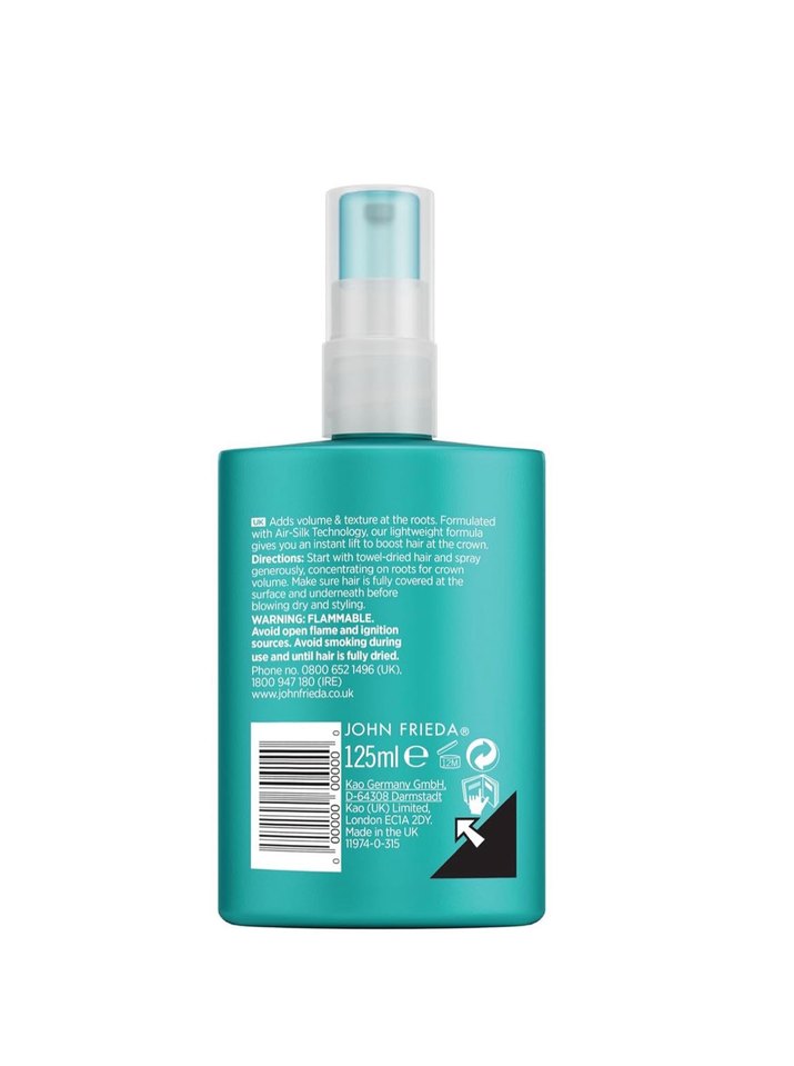 John Frieda Root Booster Hacim Veren Sprey - Görsel 2