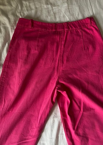 Pembe Kadın Kot Pantolon - Görsel 4