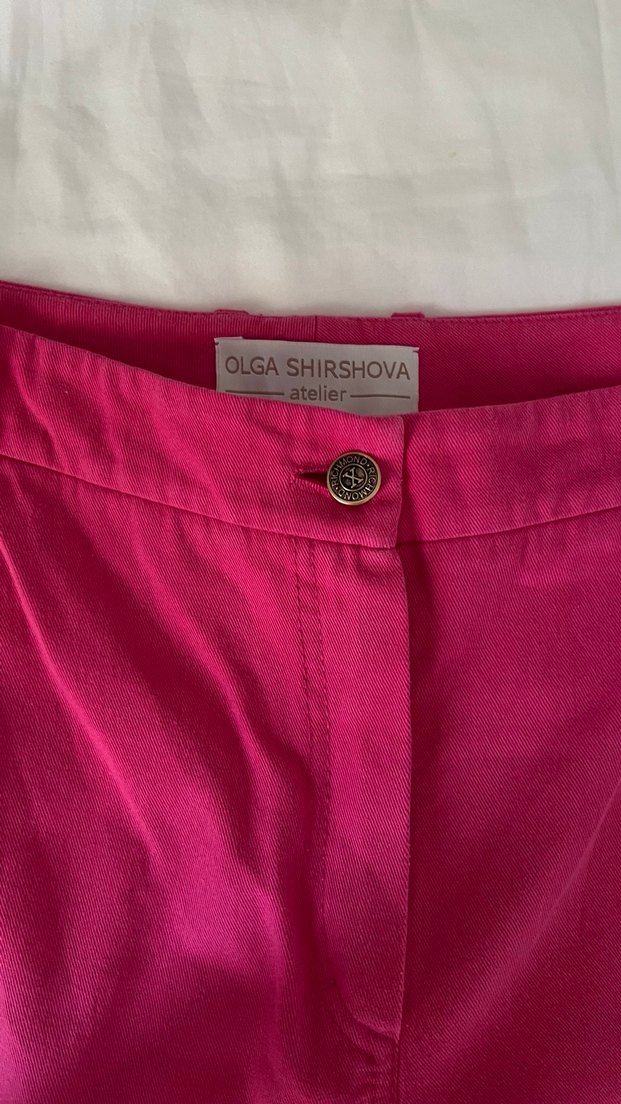 Pembe Kadın Kot Pantolon - Görsel 2