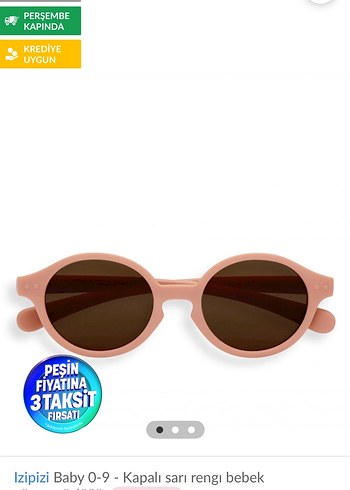 Bebek Güneş gözlüğü İzipizi 0-9 ay - Görsel 4
