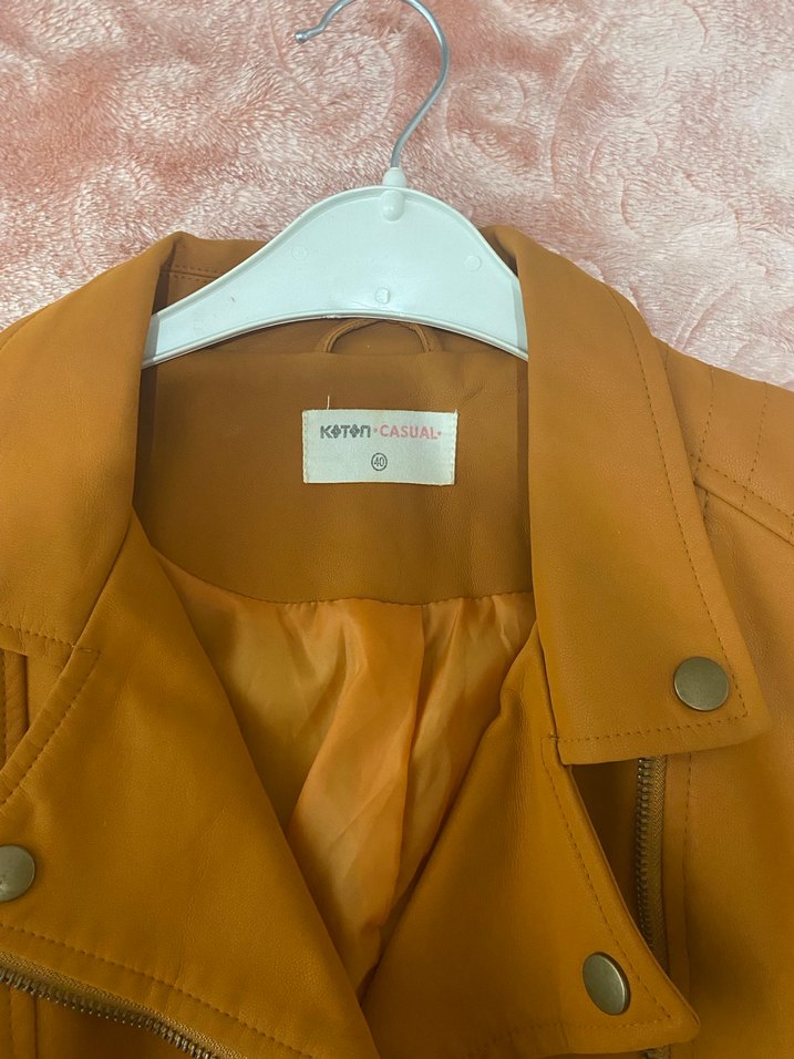 Koton Kadın Deri Ceket - Görsel 2