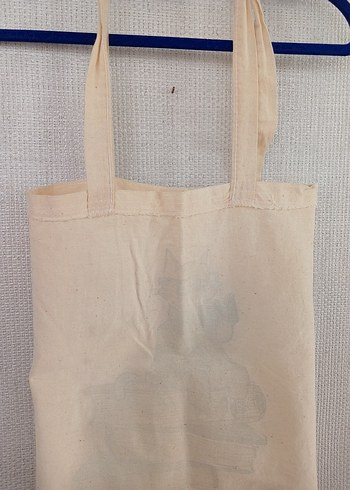 Kedili kumaş çanta - Görsel 7