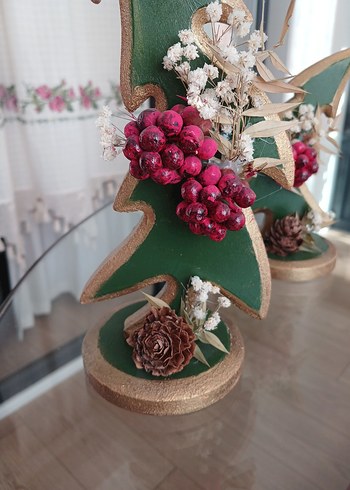 Koyu Yeşil Yılbaşı Ağacı Dekoru - Görsel 5